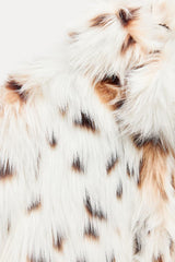 Marlowe Wild | Kunstfell Winterjacke für Damen mit Leopardenmuster & Eleganter Passform