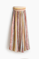 Pastell gestreiftes Strand-Maxikleid Damen – Maeva von Talaine, Produktfoto
