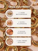 Fleur de Luxe Blumen-Ohrringe Damen Detailansicht