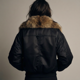 Eleonore wattierte Bomberjacke – Rückansicht