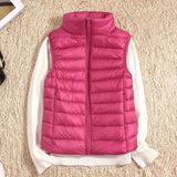 Avelyn Daunenweste Damen in Pink – cozy Layer für Herbst/Winter