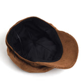 Cordova | Cord-Newsboy-Cap für Damen – Trendige Schirmmütze im Retro-Stil