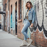 Virella Leather Wedge Sneaker | Damen Sneaker aus Leder mit Keilsohle