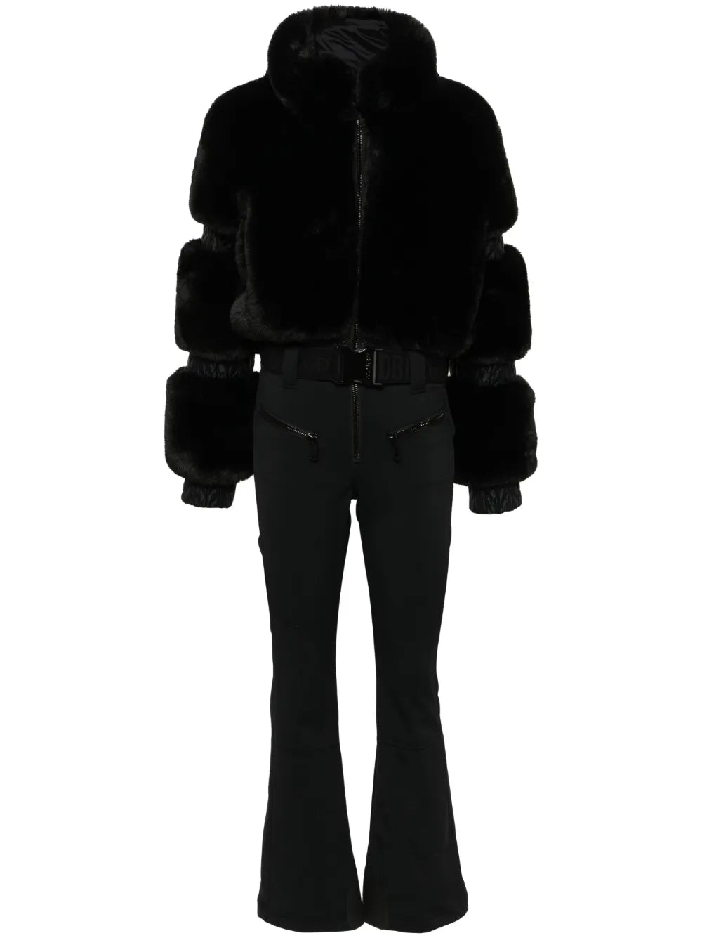 Avelisse | Luxuriöser Ski-Jumpsuit für Damen mit Kunstfell & Taillenschnitt