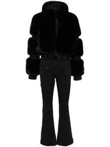 Avelisse | Luxuriöser Ski-Jumpsuit für Damen mit Kunstfell & Taillenschnitt