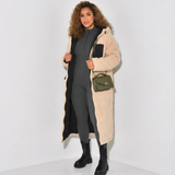 Reversa Coat | Wendbare Damenjacke mit Teddyfutter & Langer Passform