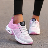 Pinke Sneaker für Frauen mit Komfortsohle