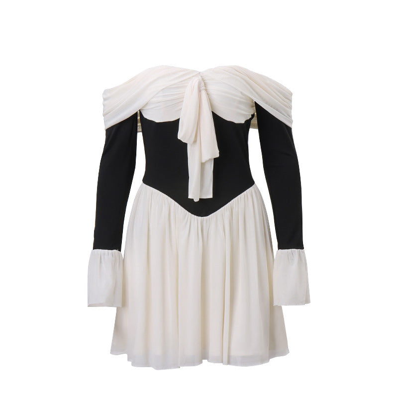 Zara Eve’s | Off-Shoulder Mini Kleid mit Schleifendetail