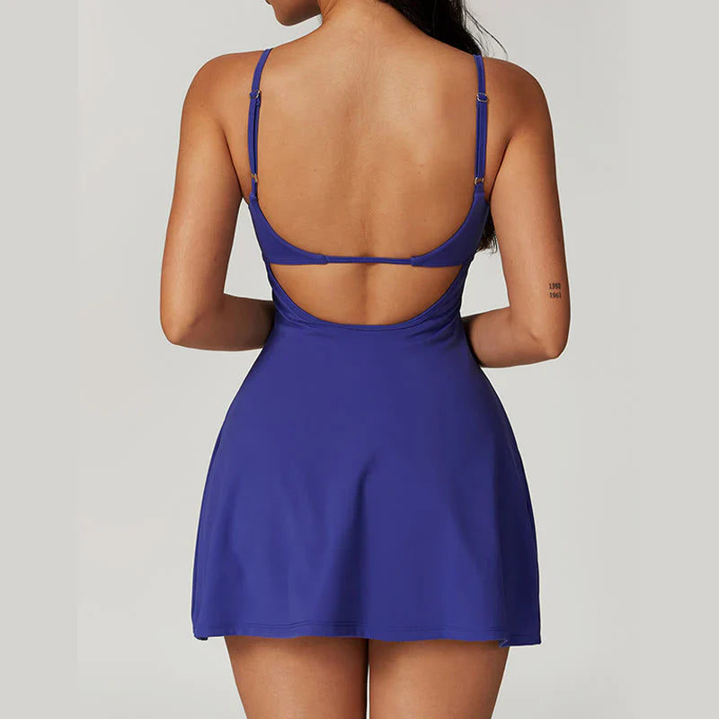 MoveLuxe Sportkleid | Damen Tennis Kleid mit integrierter Shorts & Style