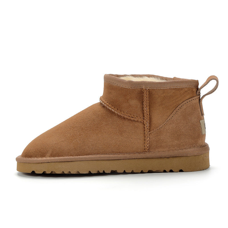 Serena Wildleder Damen Winterboots Camel
