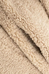 Luxe Teddy Coat | Langer Damen-Wintermantel aus Faux-Fur mit Double-Breasted Look