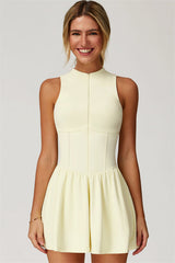 Talaine Elira Sportkleid in Gelb mit integrierter Short und Sculpt Fit