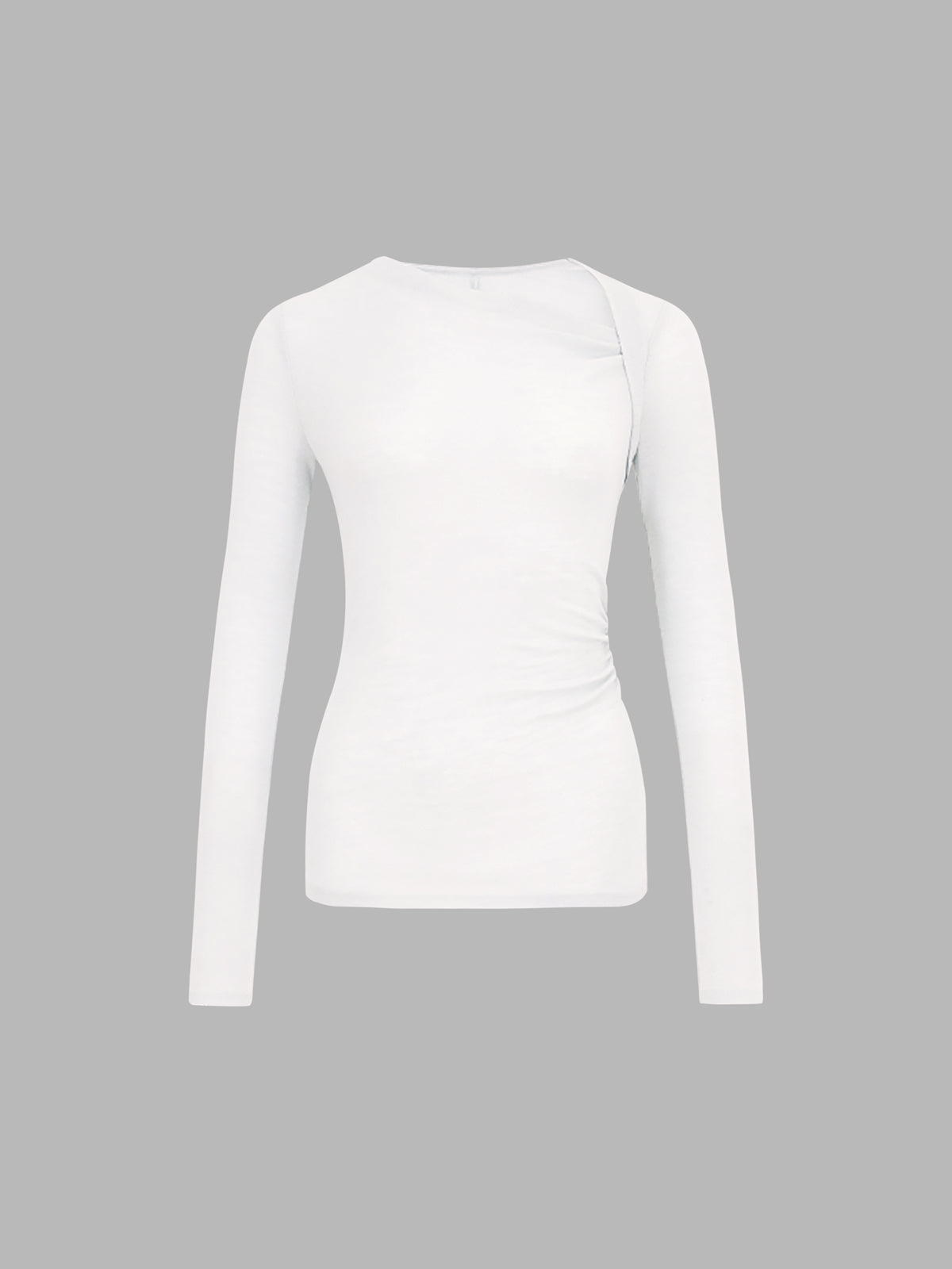 Talaine Elyra asymmetrisches Strick-Top in Weiß für Damen