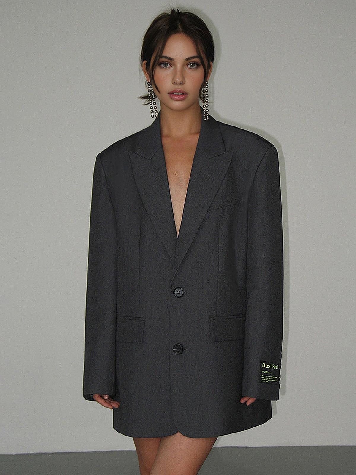 Lorène – Oversized Blazer für Damen | Klassischer Blazer mit Relaxed Fit