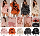 Skylah Skull-Pullover in mehreren Farben