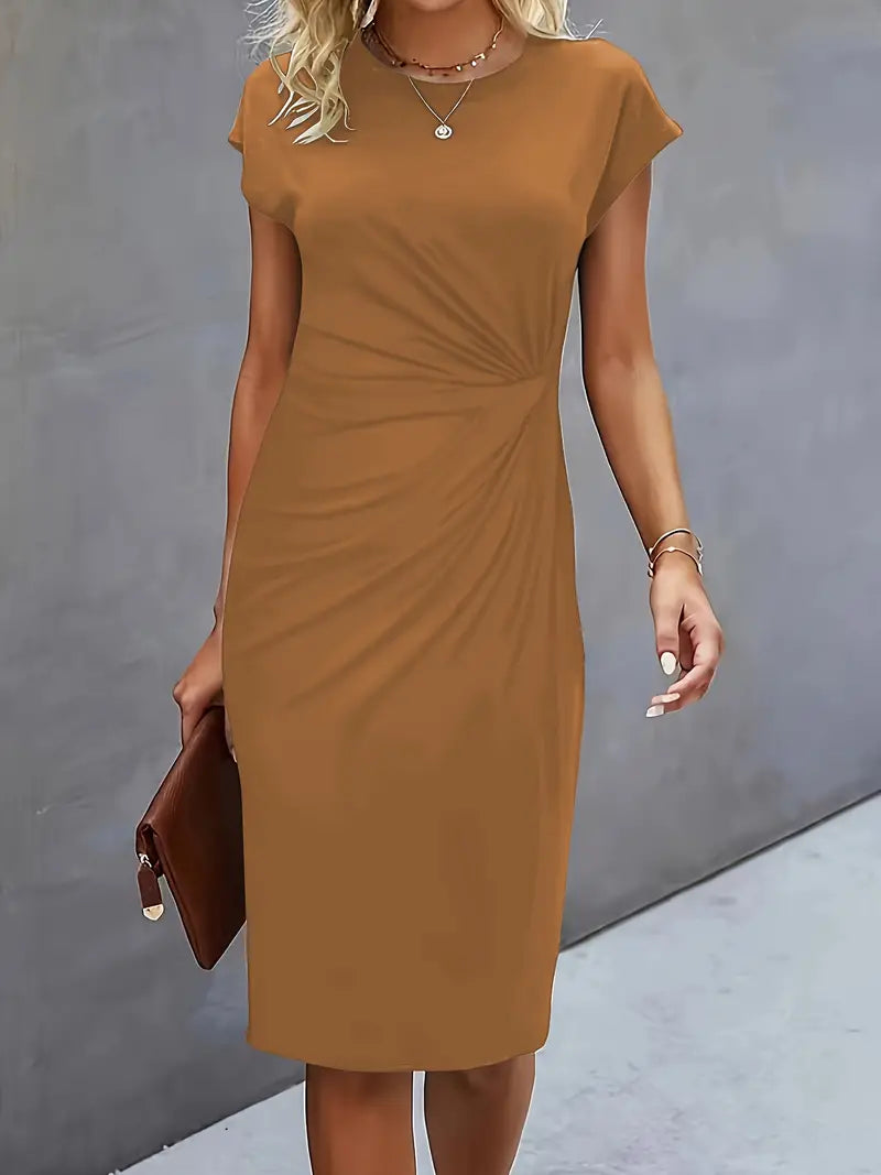 Katrien | Zeitloses Midi-Kleid mit Figurbetontem Schnitt