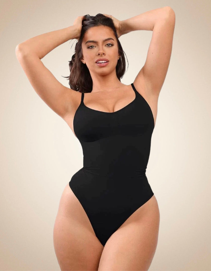 Magischer Body in Schwarz – Figurformender Damenbody