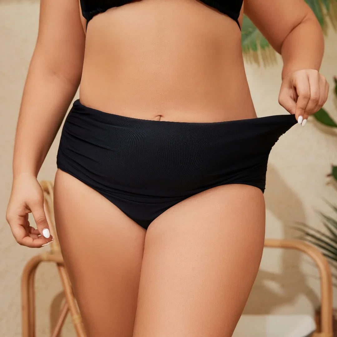 Perioden-Bikini Damen Schwarz auslaufsicher – Almira von Talaine, Rückansicht