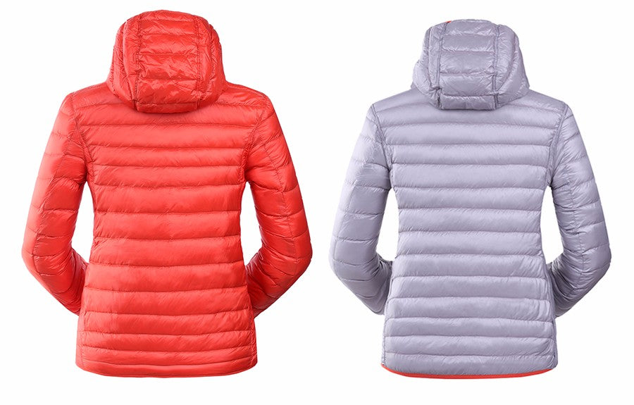 Velmora | Wende-Daunenjacke für Damen – Leicht, Warm & Wasserabweisend