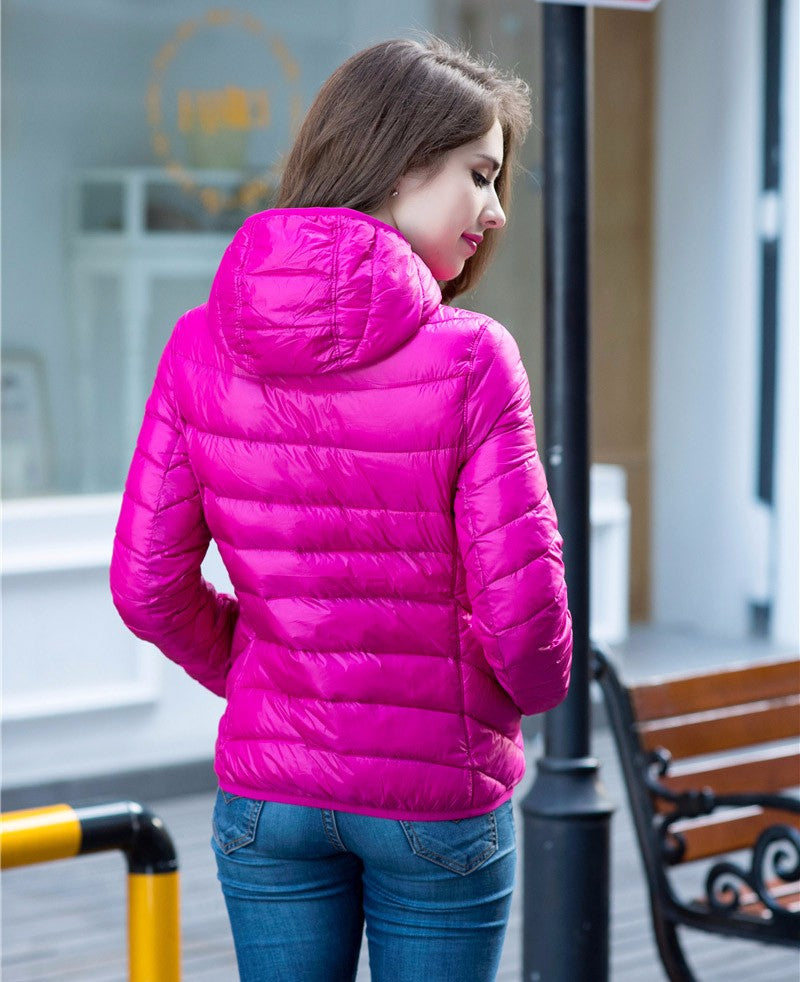 Velmora | Wende-Daunenjacke für Damen – Leicht, Warm & Wasserabweisend