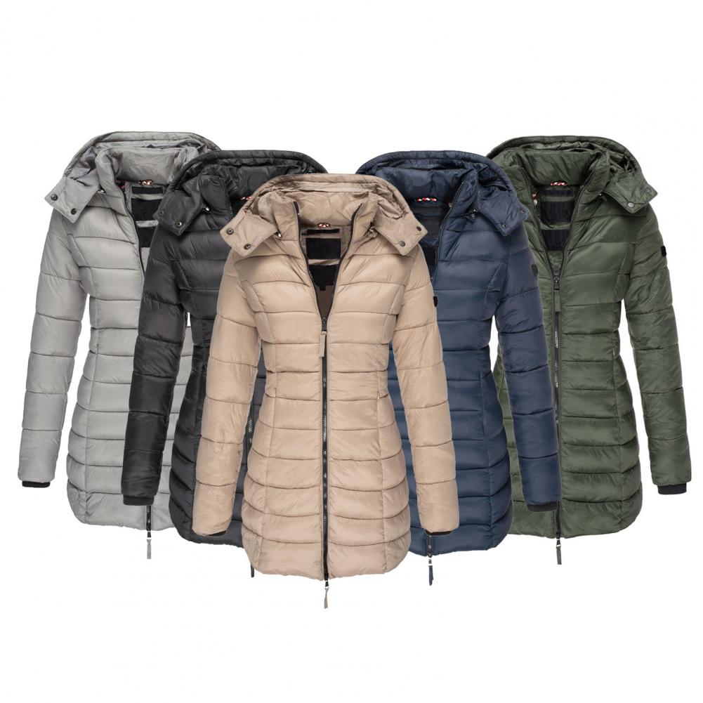 Aurelia Steppjacke | Damenjacke mit Kapuze, wind- & wasserabweisend