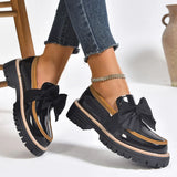 Marivelle Bow Loafers | Elegante Damen-Loafer mit Schleifendetail