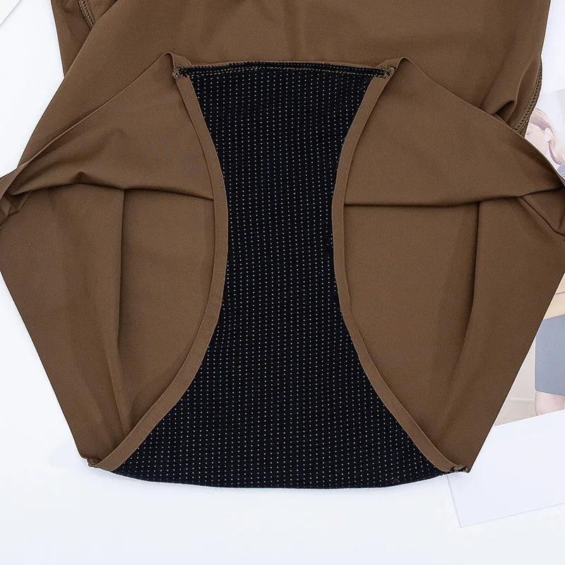Perioden-Badeanzug Damen Schwarz auslaufsicher – Solviva von Talaine, nahtloses diskretes Design