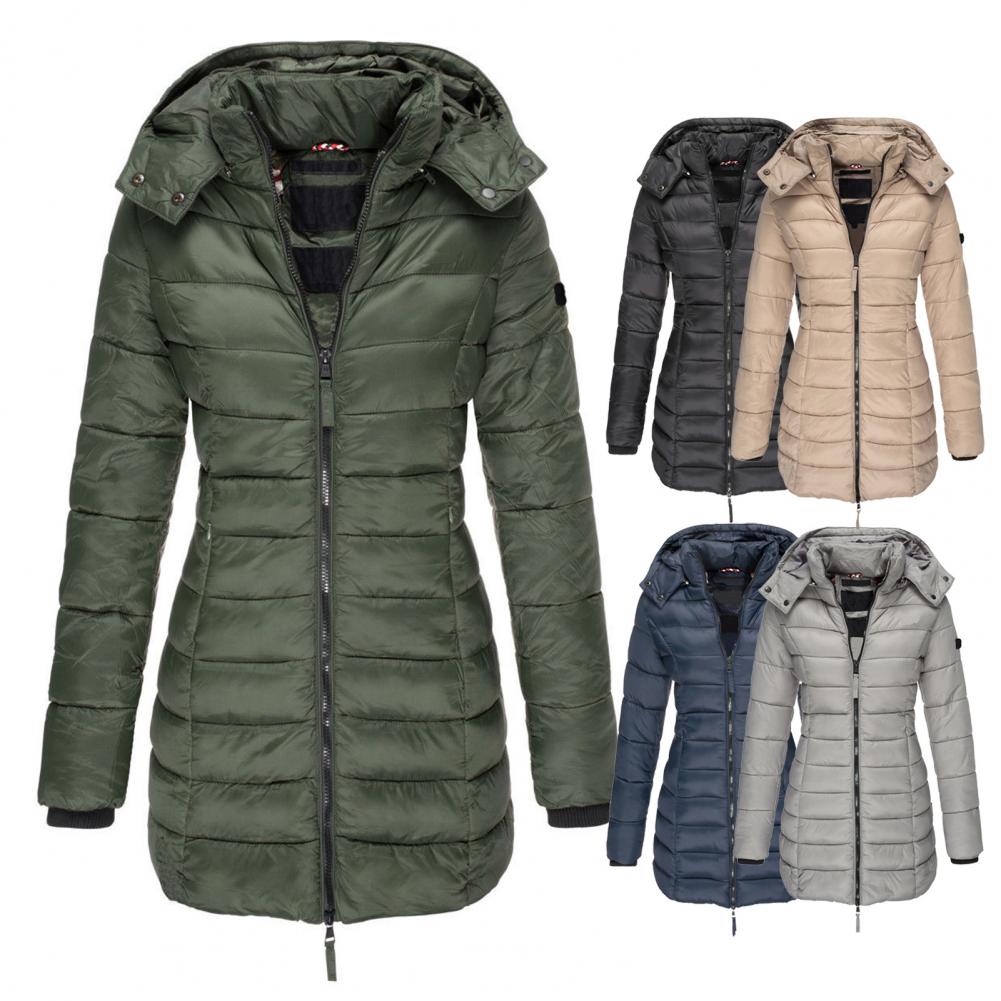 Aurelia Steppjacke | Damenjacke mit Kapuze, wind- & wasserabweisend