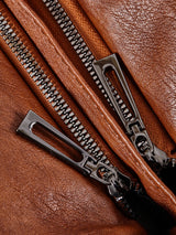 Dakota | Schultertasche aus veganem Leder mit Metallakzenten & praktischer Fächeraufteilung