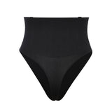 Shapewear String Damen Schwarz Bauchweg unsichtbar – IVY Tummy Shaper von Talaine, Detailaufnahme