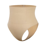 Shapewear String Damen Beige Bauchweg unsichtbar – IVY Tummy Shaper von Talaine, Vorderansicht