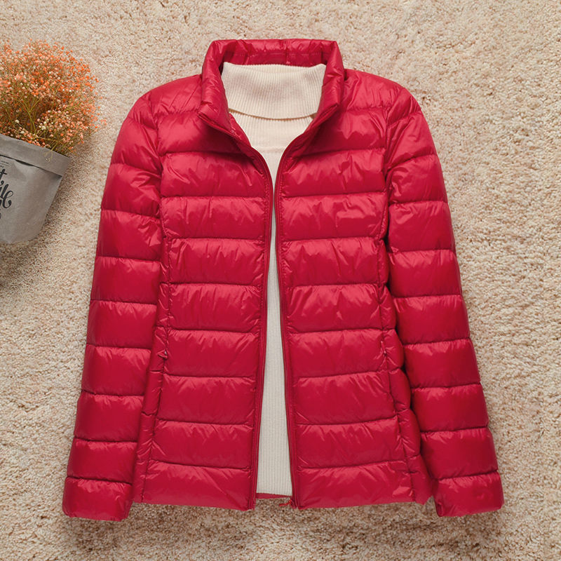 Steppjacke Damen rot Nevira Übergangsjacke
