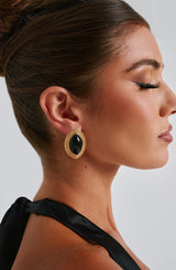 Aurora ovale Statement-Ohrringe Damen elegant