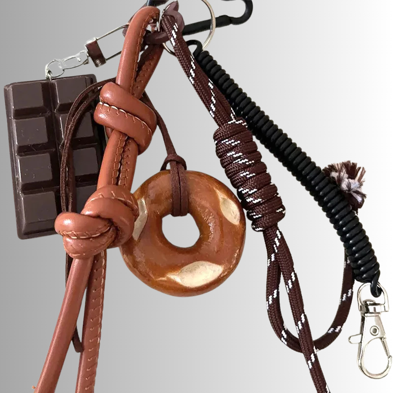 ChocoTwist Charm Schlüsselanhänger Food-Design