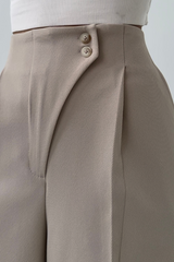 Alviera | Wide Leg High Waist Hose für Damen – Elegant & Vielseitig