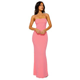 Valéria Abendkleid in Rosa – elegantes Maxikleid für Partys und Events
