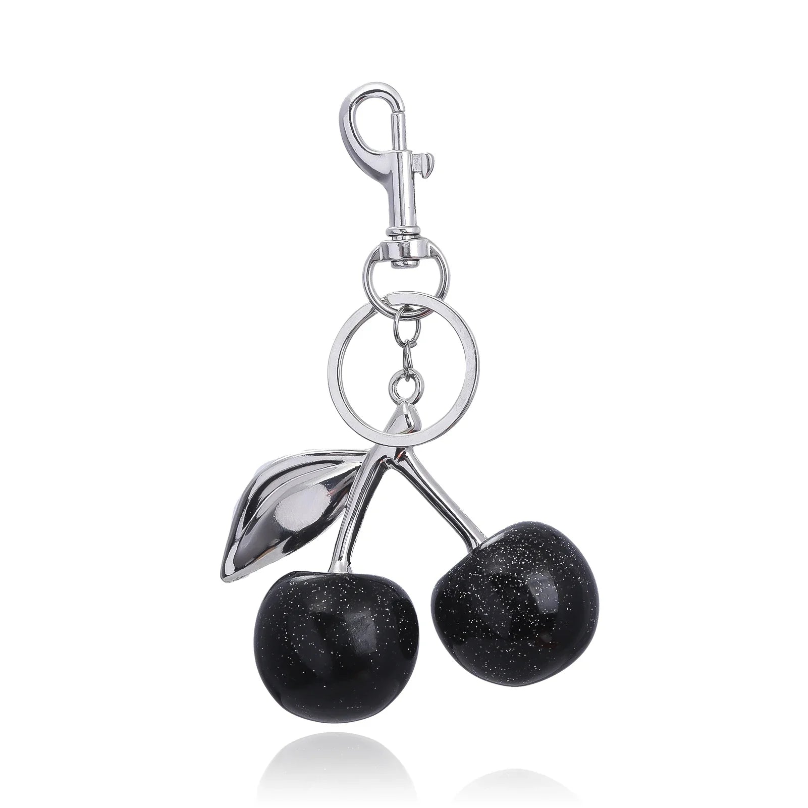 Taschenanhänger Damen im Kirsch-Design – Cherry Chic von Talaine, Detailansicht