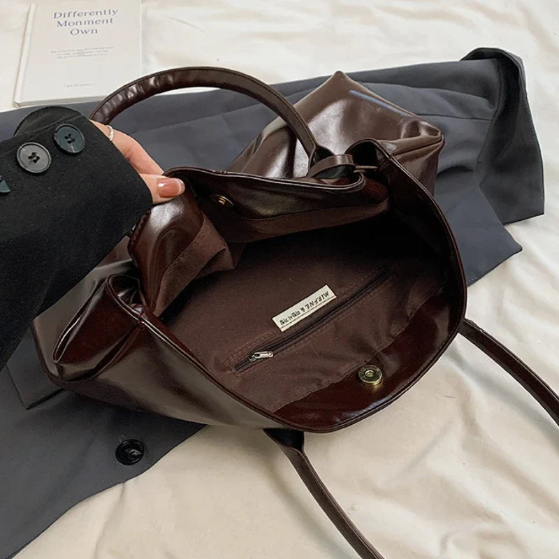 Valéna Luxe Handtasche | Vegane Damenhandtasche mit großem Format