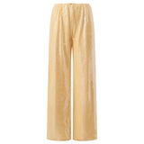 Celestina Glitzerhose Damen Wide Leg Silhouette