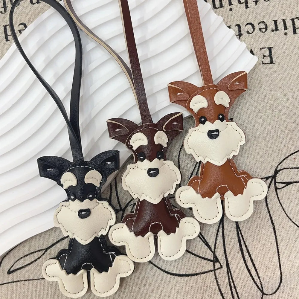 DoggyPal Luxe Hunde-Taschenanhänger aus PU-Leder