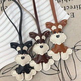 DoggyPal Luxe Hunde-Taschenanhänger aus PU-Leder