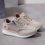 Detailansicht seitlicher Reißverschluss – Zivara Sneaker
