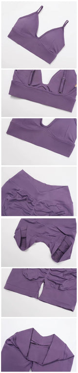 detailaufnahme sport bh damen mit stützender passform
detailaufnahme high waist sportleggings damen mit sculpting-effekt