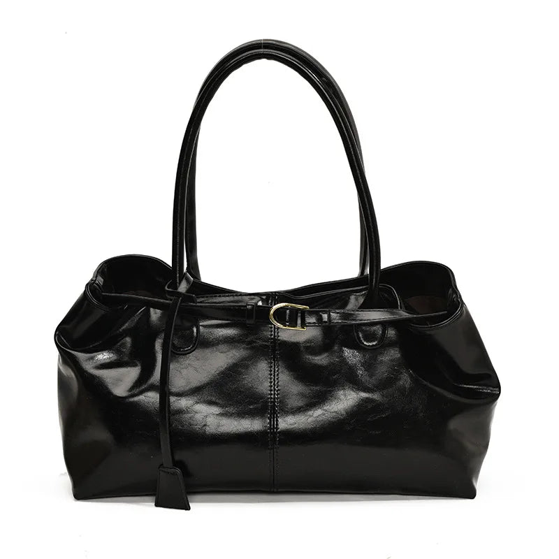 schwarze vegane handtasche damen mit maßangaben 45 x 20 x 13 cm