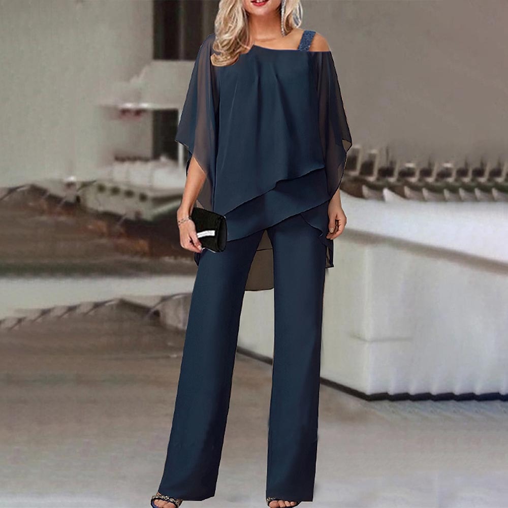 Liora | Elegantes Damen-Set mit Cold-Shoulder-Design & Fließendem Schnitt