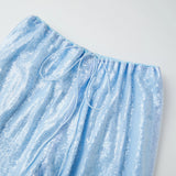 Celestina Paillettenhose Damen Detailansicht Pailletten