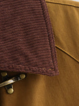 Marleau Jacket | Damen Workwear Jacke in Camel mit Cordkragen & Toggle-Verschluss