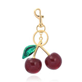 Cherry Chic Kirsch-Charm schwarz Taschenanhänger