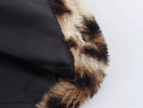 Leopard Elegance | Leoparden Wintermantel aus Kunstfell mit Luxus-Touch