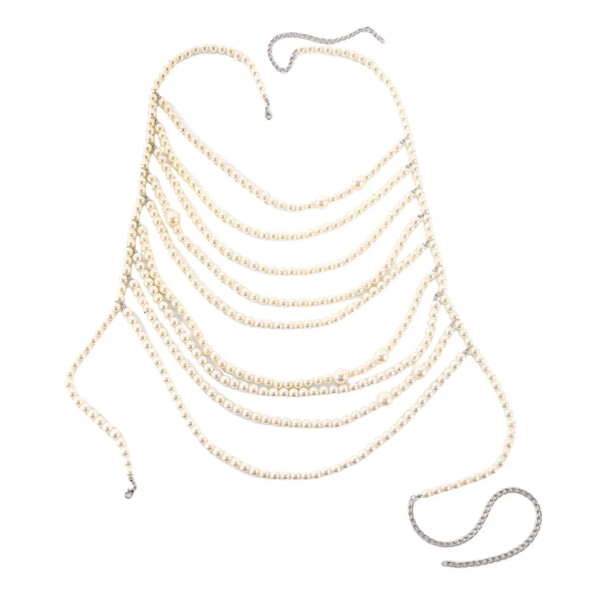 Pearlisse Perlen-Body-Chain – letzte Studio-Detailansicht